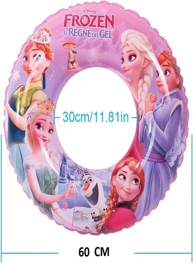 Drofail عوامة سباحة كرتونية للأطفال من دروفيل، عوامة سباحة قابلة للنفخ للأطفال مع مقعد، مصنوعة من مادة PVC ناعمة، ألعاب مائية ممتعة للأطفال والكبار، عبوة من قطعة واحدة - Image 3